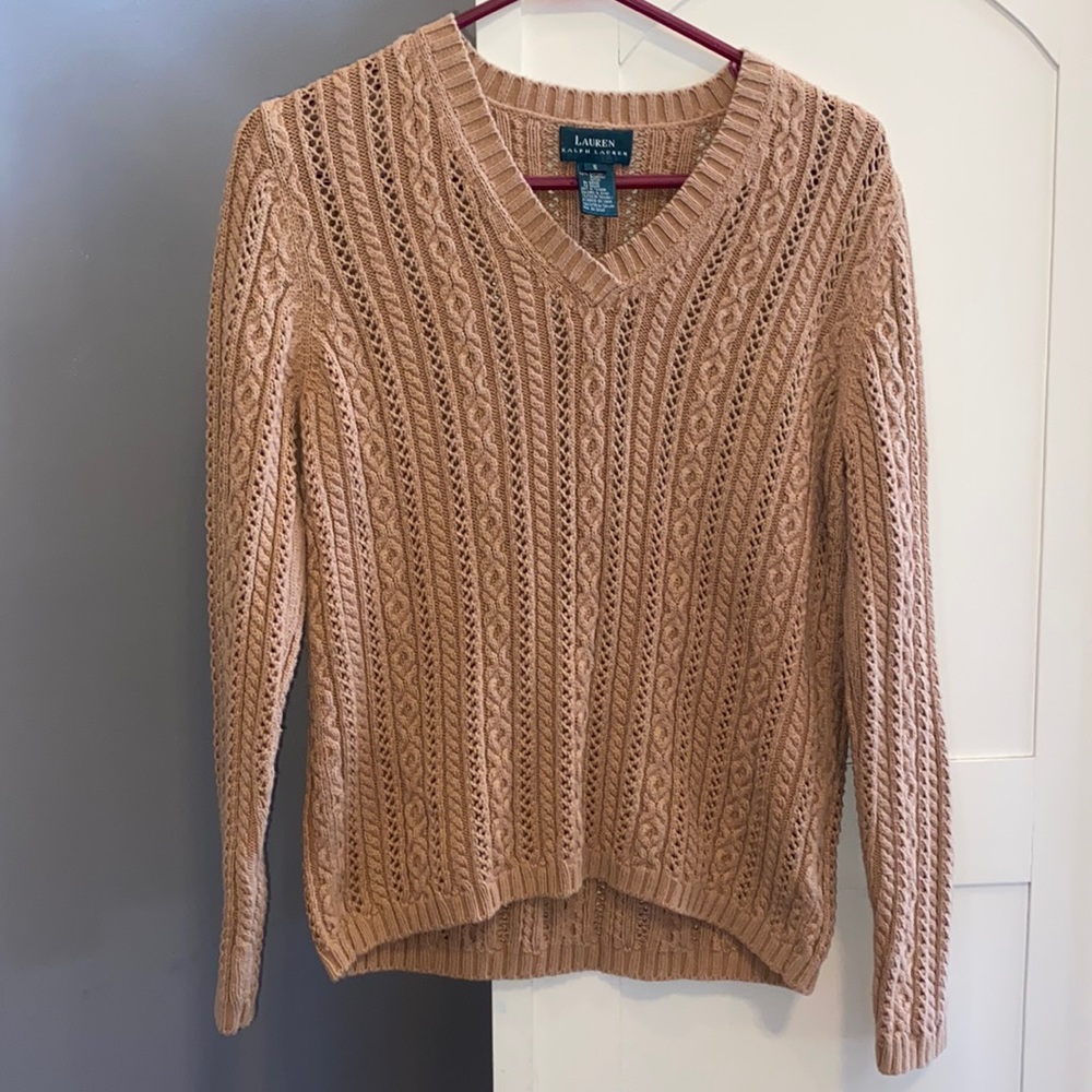 Vintage Lauren Ralph Lauren cable knit sweater Size small